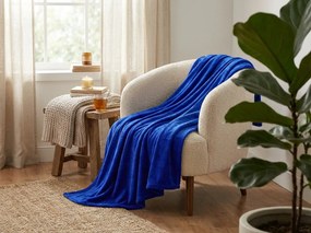 Mikroszálas takaró SOFT, királykék Méret: 160 x 200 cm