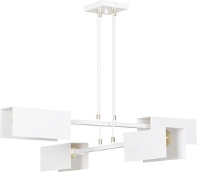 Emibig modern függeszték tolos fehér arany emi634/4