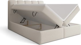 Tenor kontinentális ágy 160x200 tárolóval - bézs bouclé Quelle 03