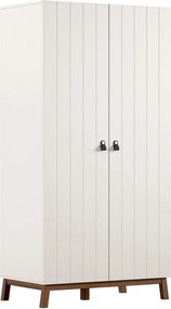 Bézs gyerek ruhásszekrény 99x196x58 cm Sezane – Vipack