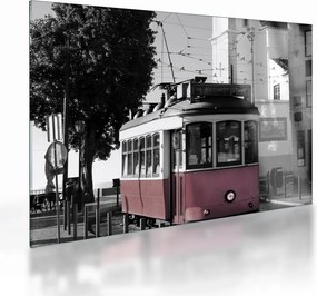 Üveg kép - Villamos (70x50 cm)