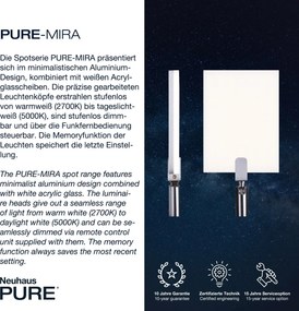 Paul Neuhaus modern állólámpa pure-mira antracit pln356-18