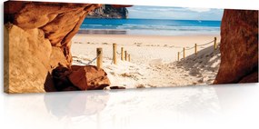 Vászonkép 145x45 Horizont Határok Nélkül Tájkép a dolgozószobába tengeri kilátással