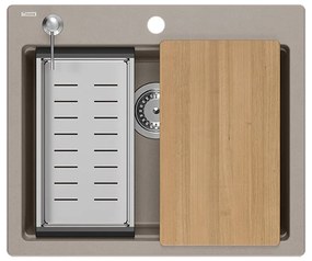 gránit mosogató KURT 110 WORKSTATION BEIGE