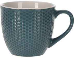Honeycomb kőanyag bögre, 250 ml, kék