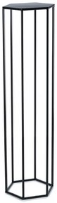 Virágállvány 100x24 cm fekete