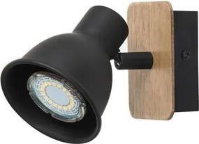 Rabalux beltéri fali lámpa gu10 15w fekete mac