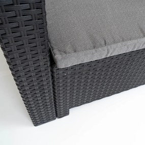 Nero műanyag kerti szék grafit