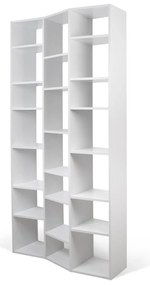 Fehér könyvespolc 108x224 cm Valsa – TemaHome