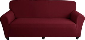 KanapéHuzat (enyhén vízlep., 2 személyes, bordó)