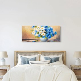 Festett kép egy váza virágról (120x50 cm)