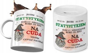 Statisztikus Bögre Ajándék persely szett fényképes nyomtatással