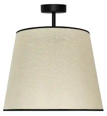 Duolla - Felületre szerelhető csillár YUTE 1xE27/15W/230V átm. 38 cm szürke/fekete