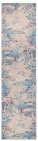 Kék-lila mosható futószőnyeg újrahasznosított szálkeverékből 60x230 cm Reid – Flair Rugs