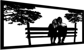 Áttört Falikép Szerelmespár Ajándék 100CM