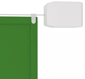 világoszöld oxford-szövet függőleges napellenző 140 x 600 cm