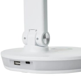 LED RGBW Dimmelhető asztali lámpa power bank funkcióval LED/12W/5V 2800-6000K fehér