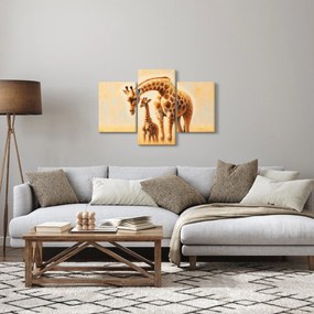Kép - Zsiráfok (90x60 cm)