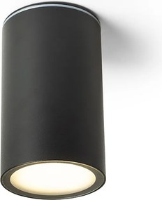 RENDL DUNE E27 mennyezeti lámpa fekete 230V LED E27 9W IP65