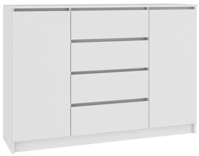 ARMARIA K140 2D4SZ komód, 138x99x40, fehér/capuccino magasfényű