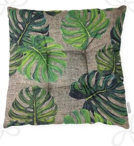 Green Banana Leaves székpárna, 40 x 40 cm - Minimalist Cushion Covers