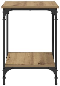 vidaXL Dohányzóasztal Artisan tölgy 40 x 40 x 55 cm Faanyag