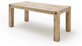 LEEDS Tömör Vad Tölgyfa Étkezőasztal 180x90cm