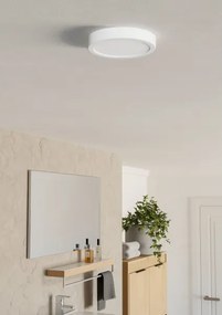 Eglo 901332 - FUEVA LED fürdőszobai mennyezeti világítótest LED/7,5W/230V Ø16,6cm IP44 fehér