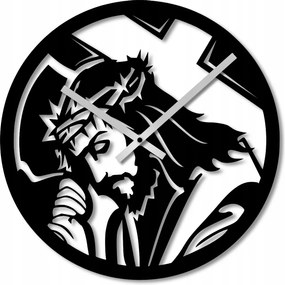 Falióra 60 cm Falióra Óra Fekete Jézus Vallásos