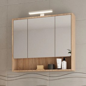 TMP SLIM STRIPE tükrös szekrény - 75 x 65 cm