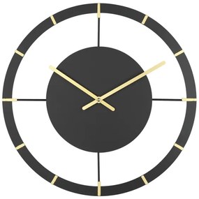 Eglo 425515 - Falióra OKAZAKI 1xAA átm. 40 cm fekete/arany