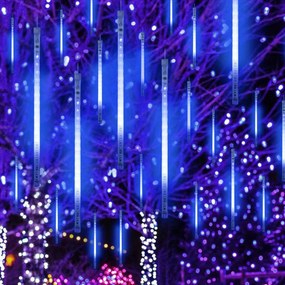 Aca Lighting hĂłesĂ©s 180 Cw Led, 10 db 30 cm hosszĂș cseppkĆ, elemes (3xAA) mƱködĂ©sƱ,