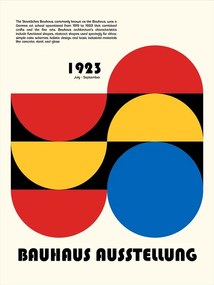 Illusztráció Bauhaus Ausstellung, Retrodrome