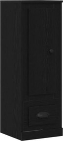 vidaXL Magasfiú fiókkal Fekete tölgy 36 x 35.5 x 103.5 cm Faanyag