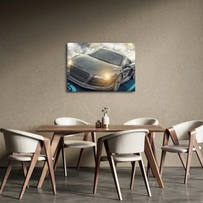 Audi autó képe - szürke (70x50 cm)