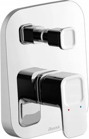 Ravak 10°-os falsík alatti kád- és zuhanycsaptelep Td 061.00 kapcsolóval