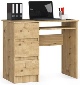 PC asztal Benicio (artisan tölgy) (B). Akció -16%. 1070950