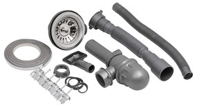 Erga HD, 1 kamrás acél mosogató 485x485x160 mm, ERG-MLS-HD4848S