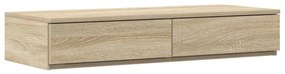 Ágy Fiókok Sonoma Tölgy 80x36,5x16,5 cm Mérnöki Fa