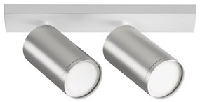 Maytoni C051CL-U-2WS - Spotlámpa FOCUS 2xGU10/10W/230V króm/fehér