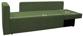 Kanapé Paddington (zöld). 1119625
