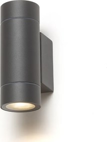 RENDL MIZZI NEW II fali lámpa antracit 230V LED GU10 2x8W IP65