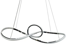 LED Csillár zsinóron MARCO LED/42W/230V fényezett króm