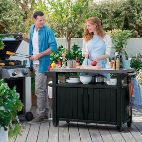 Tárolóasztal grillezéshez 134x52 cm Unity – Keter