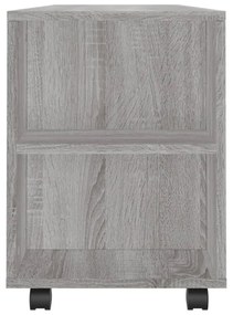 szürke sonoma színű szerelt fa TV-szekrény 102x34,5x43 cm
