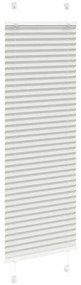 pliszírozott redőny világosszürke 40x100 cm szövetszélesség