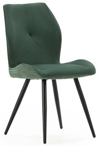 Zöld kordbársony étkezőszék szett 2 db-os Adaya – Marckeric