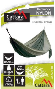 Cattara Nylon hintaszék zöld, 275 x 137 cm