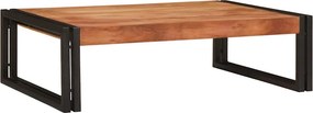 vidaXL Fürdőszobai polc polcokkal Barna 80 x 50 x 23 cm Tömör Akácfa