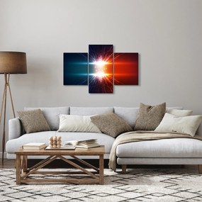 Absztrakt kép az aktív töltés (90x60 cm)